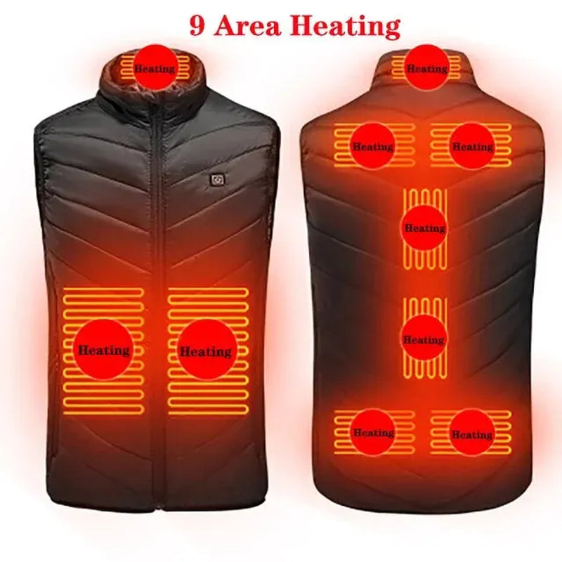 Stay Warm This Winter with Our Versatile Heated Vest for Men and Women - USB Powered, Thermal Comfort, Perfect for Outdoor Adventures