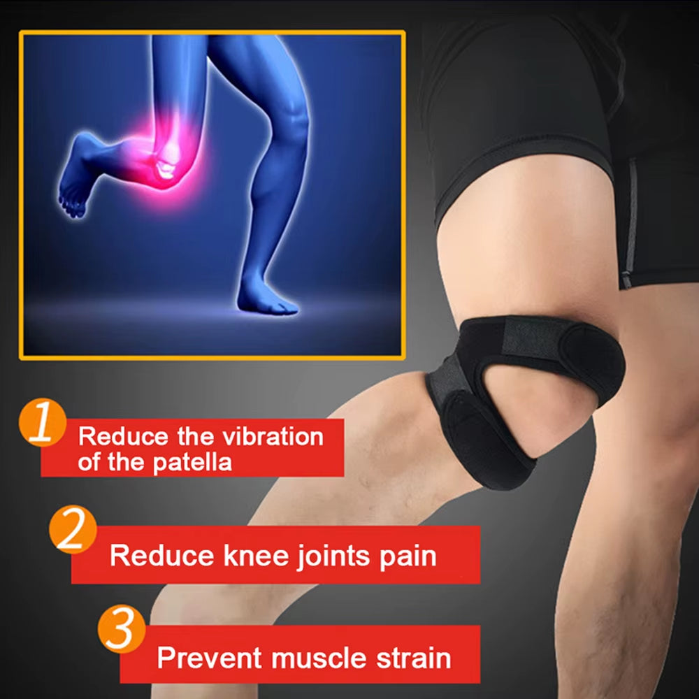 Experience Ultimate Comfort and Support with Our Adjustable Anti-Slip Knee Strap for Joint Pain Relief