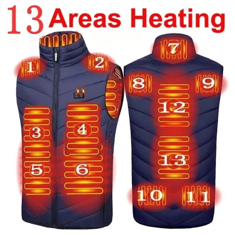 Stay Warm This Winter with Our Versatile Heated Vest for Men and Women - USB Powered, Thermal Comfort, Perfect for Outdoor Adventures