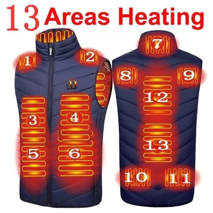 Stay Warm This Winter with Our Versatile Heated Vest for Men and Women - USB Powered, Thermal Comfort, Perfect for Outdoor Adventures