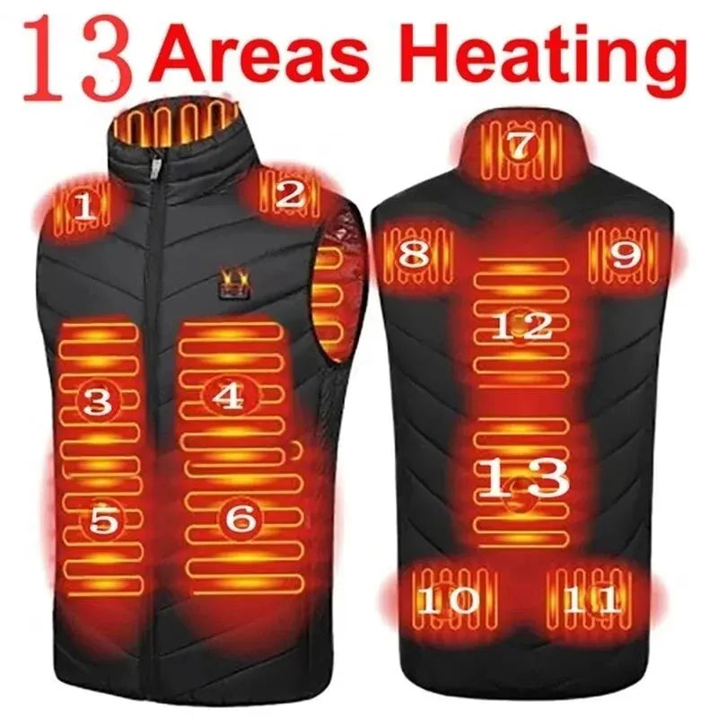 Stay Warm This Winter with Our Versatile Heated Vest for Men and Women - USB Powered, Thermal Comfort, Perfect for Outdoor Adventures